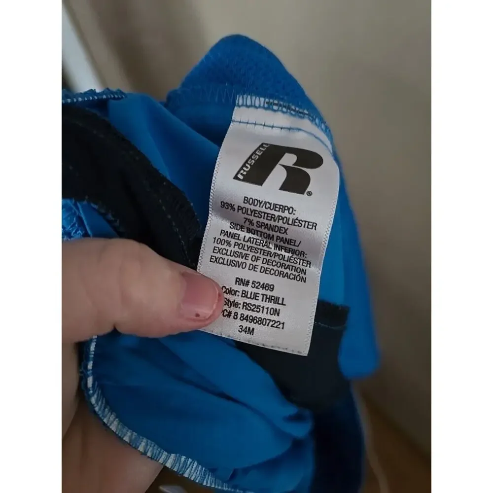 Russell Athletics Blue Dri-Power Essential Performance Shorts Men's Size Large‎